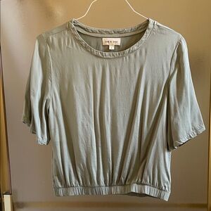 Cloth & Stone Sage Short Sleeve Top